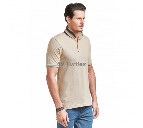 69TURTLES TIPPING Beige With Green Black Tip